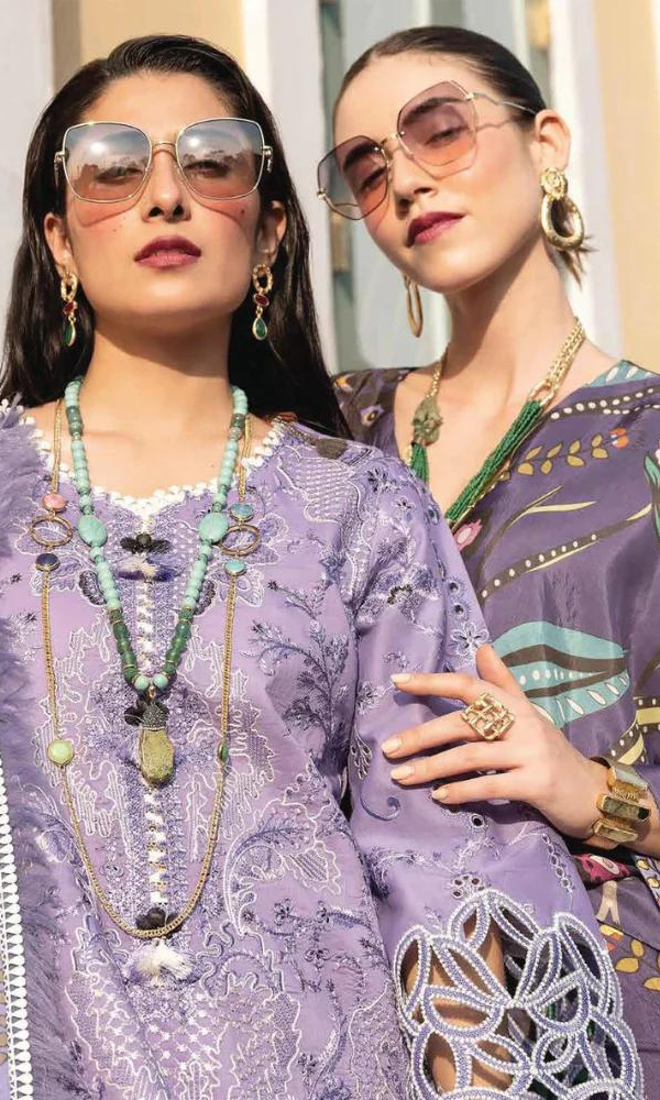 Rs 5500 lawn hand made mukesh Emb  shirt main image 0