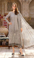 Maria.b - 3PC Lawn Front Embroidered Chicken Kari Suit Embroidered Bamber Chiffon Dupatta