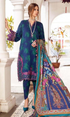 Maria B - 3PC Heavy Embroidered Lawn Suit With Printed Silk Dupatta ARB01054