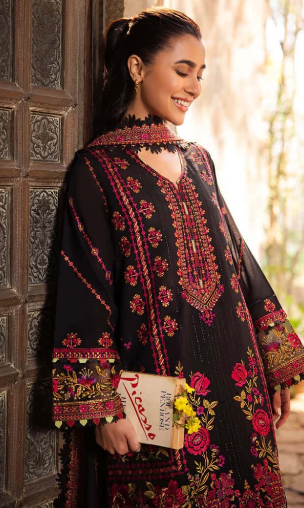 Bareeze 3PC - Heavy Embroidered Dhanak Suit ( Full Embroidered Dhanak AROOSH Bareeze 3PC - Heavy Embroidered Dhanak Suit ( Full Embroidered Dhanak AROOSH