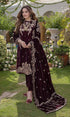 Azure - 3PC (9000 Micro) Velvet Embroidered Suit - Azure # 02