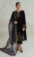 Baroque - 3PC Velvet Embroidered Suit - ARB223