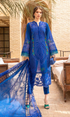 Maria.b 3PC - Heavy Embroidered Chickan Kari Lawn Suit ( Four Sided Embroidered Organza Dupatta ) ARB#7021