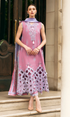 Mushq 3PC - Heavy Embroidered Chickan Kari Lawn Suit ( Fine Printed Silk Dupatta ) MSQ#1083