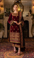 Zainab Chottani - 3PC (9000 Micro) Velvet Embroidered Suit - ARB219