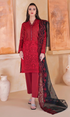 Limelight - 3PC Embroidered Chicken Kari Lawn Suit