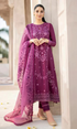 Asim Jofa - 3PC Embroidered Dhanak  Suit - ARB3046