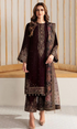 Jazmine - 3PC Velvet Embroidered Suit - ARB222