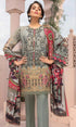 Jazmin - 3PC Embroidered Printed Shirt with Printed Chiffon Dupatta