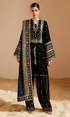Jazmine - 3PC Velvet Embroidered Suit - ARB223