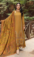 Maria.B - 3PC (Unstitched) Fully Embroidered Dhanak Suit With Printed Shawl MB 3110