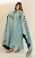 Maria.B - 3PC (Unstitched) Fully Embroidered Dhanak Suit With Embroidery Shawl Mrb#174