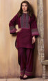 Kayseria - 2PC Lawn Stuff Embroidered Shirt With Dyed Trouser