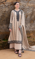 Maria.B 3PC Heavy Embroidered Dhanak Suit ( Four-sided Embroidered Dhanak Shawl ) MAR#02693