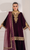 Baroque - 3PC  Velvet Embroidered Suit - Ajk7189