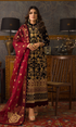 Asim Jofa - 3PC  Velvet Embroidered Suit - AJ099