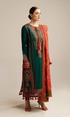 Hussain Rehar 3PC -  Fully Embroidered Dhanak Fabric RB-525