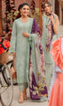 Mushq - 3PC Lawn Stuff Heavy Embroidered Shirt With Printed Silk Dupatta