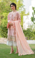 Maria B. - 3PC Lawn  Stuff Chicken Kari Heavy Embroidered Shirt With Bamber Chiffon Embroidered Dupatta