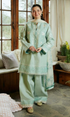 Zara Shah Jahan - 3PCHeavy Embroidered Lawn Suit ( Fine Printed Silk Dupatta) Zr#1