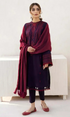 Jazmin - 3PC (Unstitched) Embroidered Dhanak Suit With Embroidery Dhanak Shawl Jzm#03