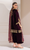 Baroque - 3PC  Velvet Embroidered Suit - Ajk7189