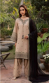 Batik - 3PC (Unstitched) Embroidered Dhanak Suit With Embroidered Dhanak Shawl BT 2985