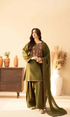 Maria.B - 3PC (Unstitched) Embroidered Dhanak Suit With Embroidery Dhanak Shawl Mrb#1