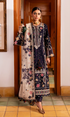 Jazmin - 3PC (Unstitched) Fully Embroidered Dhanak Suit With Printed Shawl JZ 3140