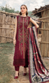Maria.B 3PC Fully Embroidered Dhanak Shirt HR-515