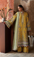 Hussain Rehar - 3PC (Unstitched) Heavy Embroidered Dhanak Suit With Embroidered Chiffon Dupatta
