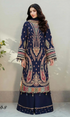 Jazmine - 3PC (Unstitched) Fully Embroidered Suit With Dhanak Printed Shawl JZ-3050