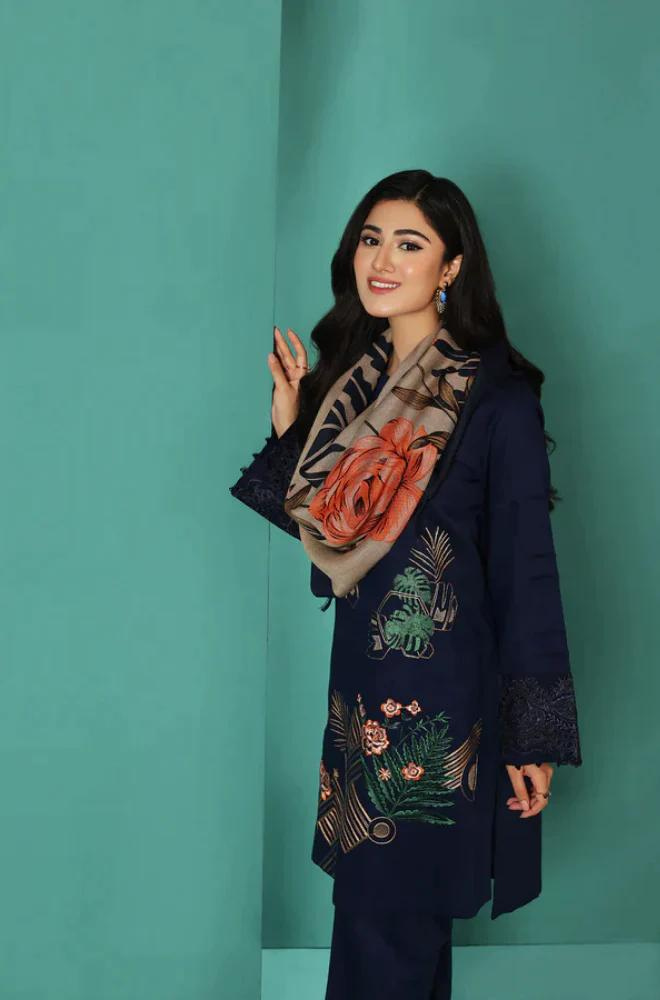 nishat linen velvet shawls