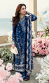 Qalamkar - 3PC Embroidered Sequence Chickenkari Lawn Suit - QLM 7098