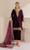 Baroque - 3PC  Velvet Embroidered Suit - Ajk7189