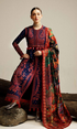 Hussain Rehar 3PC Heavy Embroidered Dhanak Shirt HR-570