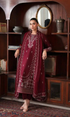 Maria.B - 3PC (Unstitched) Embroidered Dhanak Suit With Embroidered Dhanak Shawl Mar#083